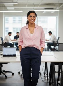 ✨ Pink Perfection: ZARA Lyocell-Linen Overshirt