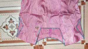 Elegant Pink Satin Dress