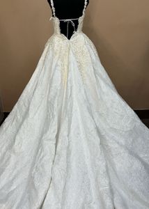 White Heavy Ball Gown