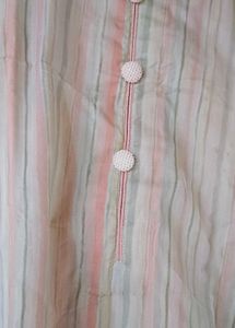 Pink Striped Pajama Set