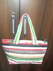 Striped Tote Bag New Without Tag.