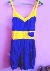 colour- blue 💙 Fabric - cotton Nice Dress