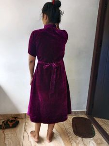 Velvet Frock For Womens