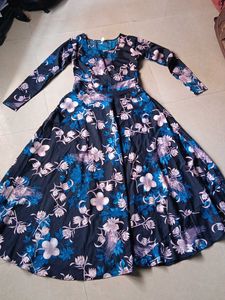 Floral Print Long Sleeve Dress