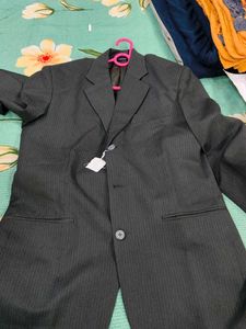 Classic Striped Suit Blazer