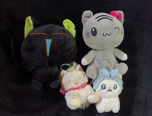 Cute Cat Plushie Bundle
