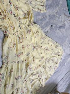 Beautiful yellow frock