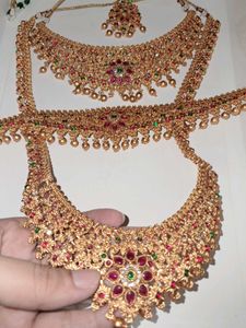 Bridal Jewellery Set (Forget To Add Ear Rings )