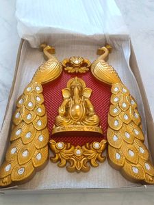 Ganesha Peacock Wall Decor