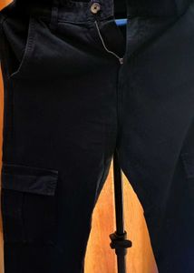 Black Cargo Jeans @lowestprice