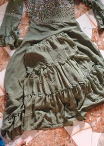 Georgette Winding Dress