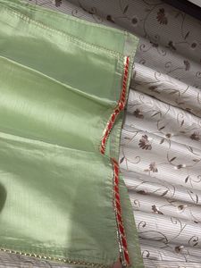 Elegant Sage Green Kurti with Accents