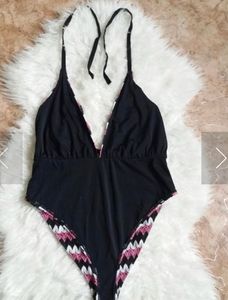 Chic Patterned One-Piece Swimsuit