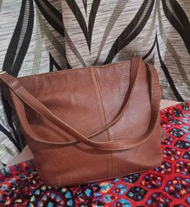 Brown Leather Shoulder Bag