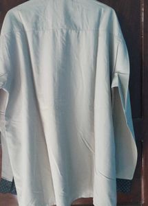 Allen Cooper Khakhi Dress Shirt