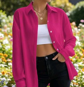 Magenta Button-Down Shirt all sizes