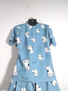 Cat Print Top