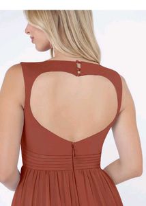 Red Heart Cutout Maxi Dress AZAZIE (A8)