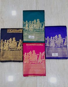 Pink Kanchipuram Silk Saree