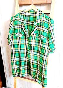 Green Colour Shirt Size-36