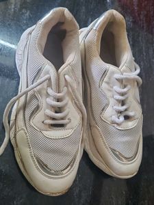 White Sports Shoes Women