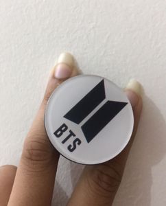 POPSOCKET BTS Logo Black And White Print