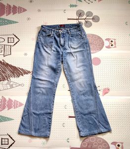 Flared Non Strechable Pants