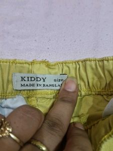 Kids&#39; Yellow Jogger Pants