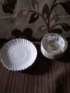 47 Silver Coated Drons &amp; 20 Paper Plates