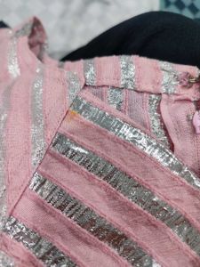 Blush Bloom Straight Kurti