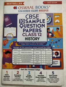CBSE Sample Question Paper Class 12 History