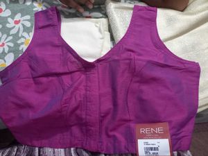 Purple Sleeveless Blouse