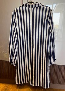 Blue And White Dress