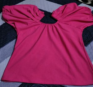 Fuschia Pink Top