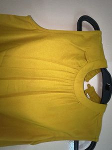 Mustard Sleeveless Top