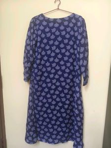 Blue Printed Kurta