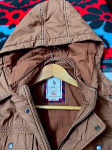 US Polo Brown Winter Jacket – Classic, Warm &amp; Effo