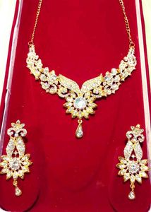 Neck Less Set Free With Earrings