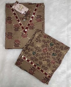 Rose Print Kurta Set