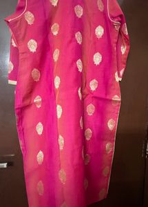 Pink &amp; Gold Kurti