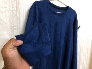 Blue Long Sleeve T Shirt
