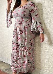 Floral Printed Maxi Dress