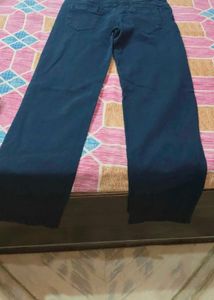 Women Straight Jeans Navy