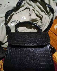 Black Stylish Bag, Brand New