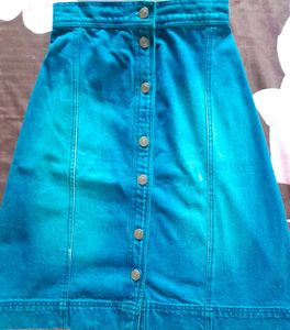 Sassafras Regular Denim Skirt
