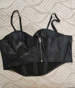 Black Bustier Top