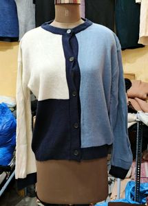 Color Block Cardigan