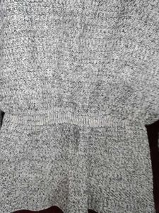 Gray Knit Top very nice to