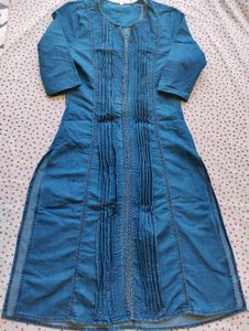 Denim Kurta For Women