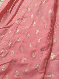 Xs Size New Unused  Pink Embroidered Kurta Set